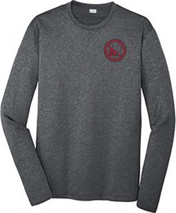 Mens L/S Heather Contender Tee, Graphite Heather